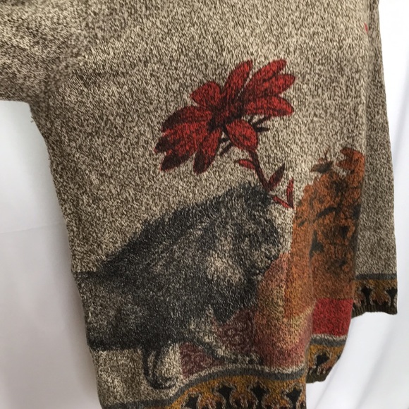 Etro Lion Wool Cashmere Sweater - Picture 3 of 9
